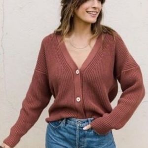 Tradlands 🤎 | Shelter Cardigan in Plum
